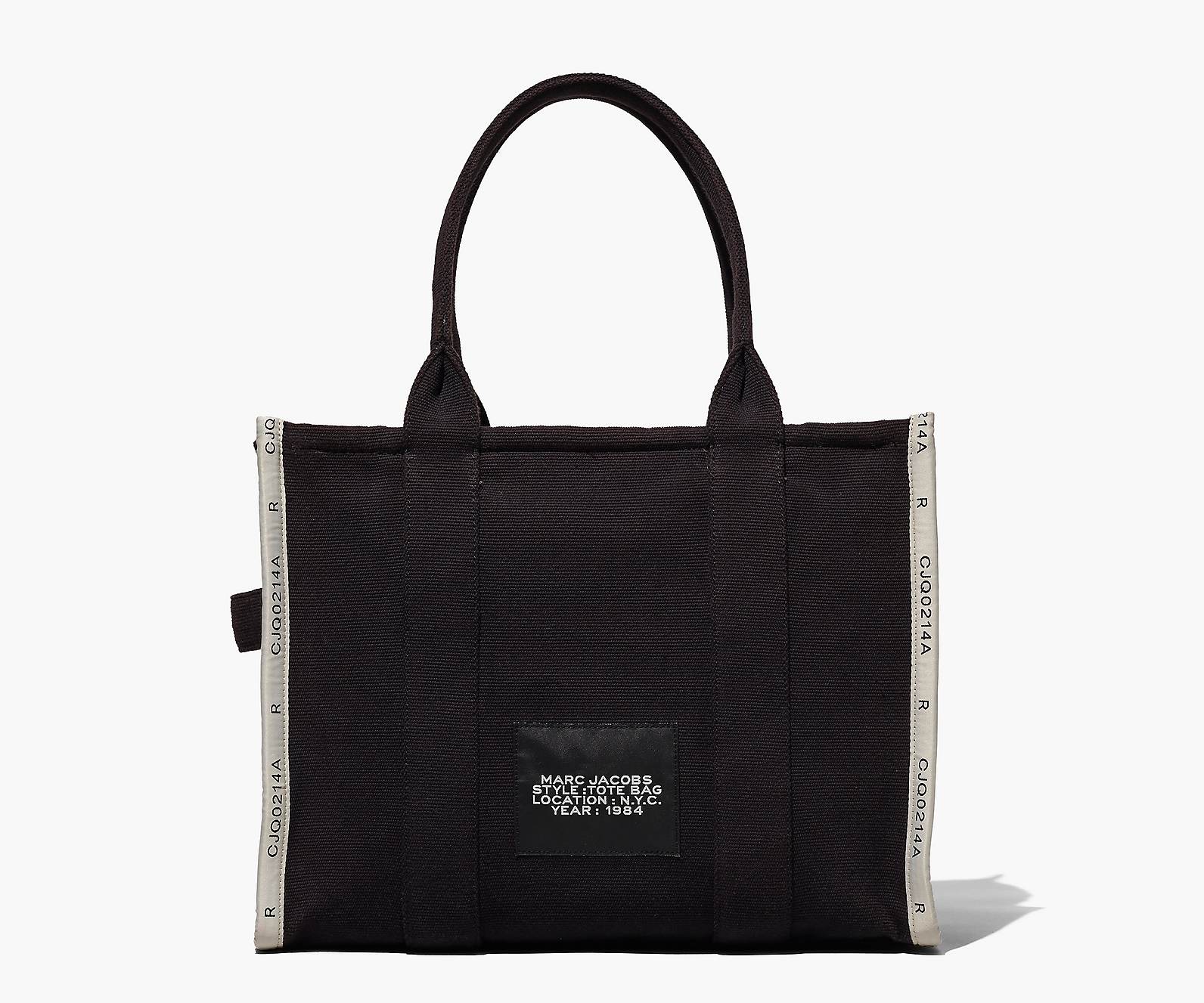Marc Jacobs Jacquard Black Large Tote Bag - KNosce