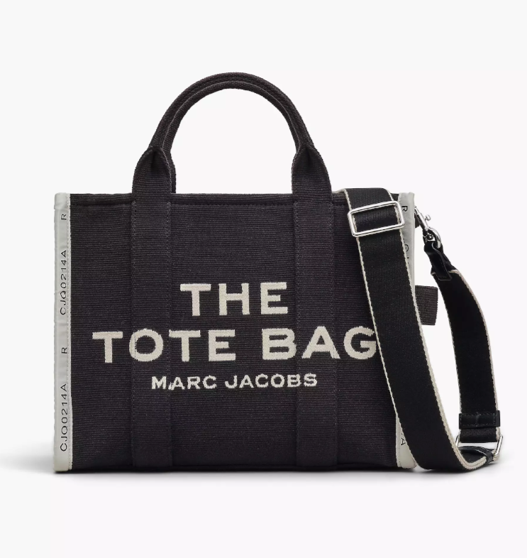 Marc Jacobs Jacquard Black Medium Tote Bag - KNosce