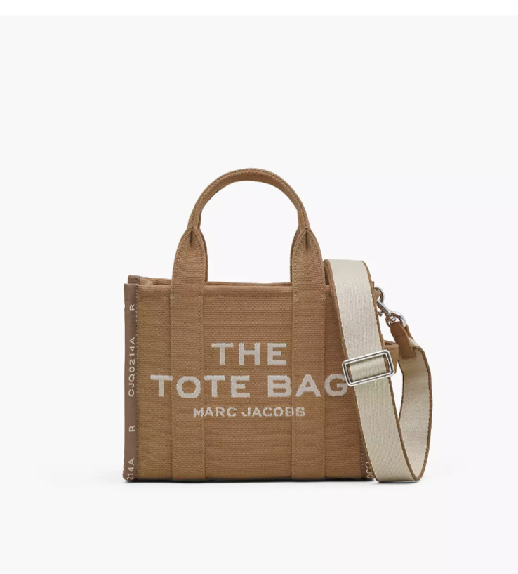 Marc Jacobs Jacquard Camel Small Tote Bag - KNosce